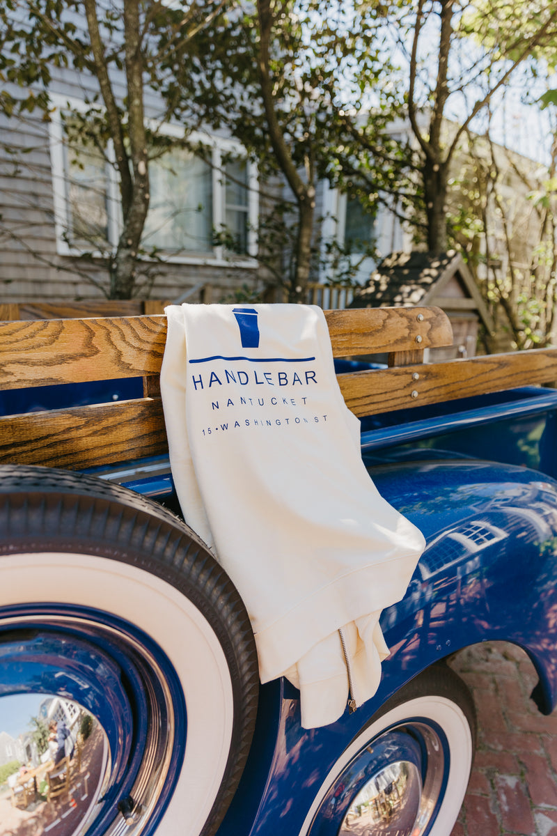 Zip-up Hoodie with HB Logo – Handlebar Nantucket